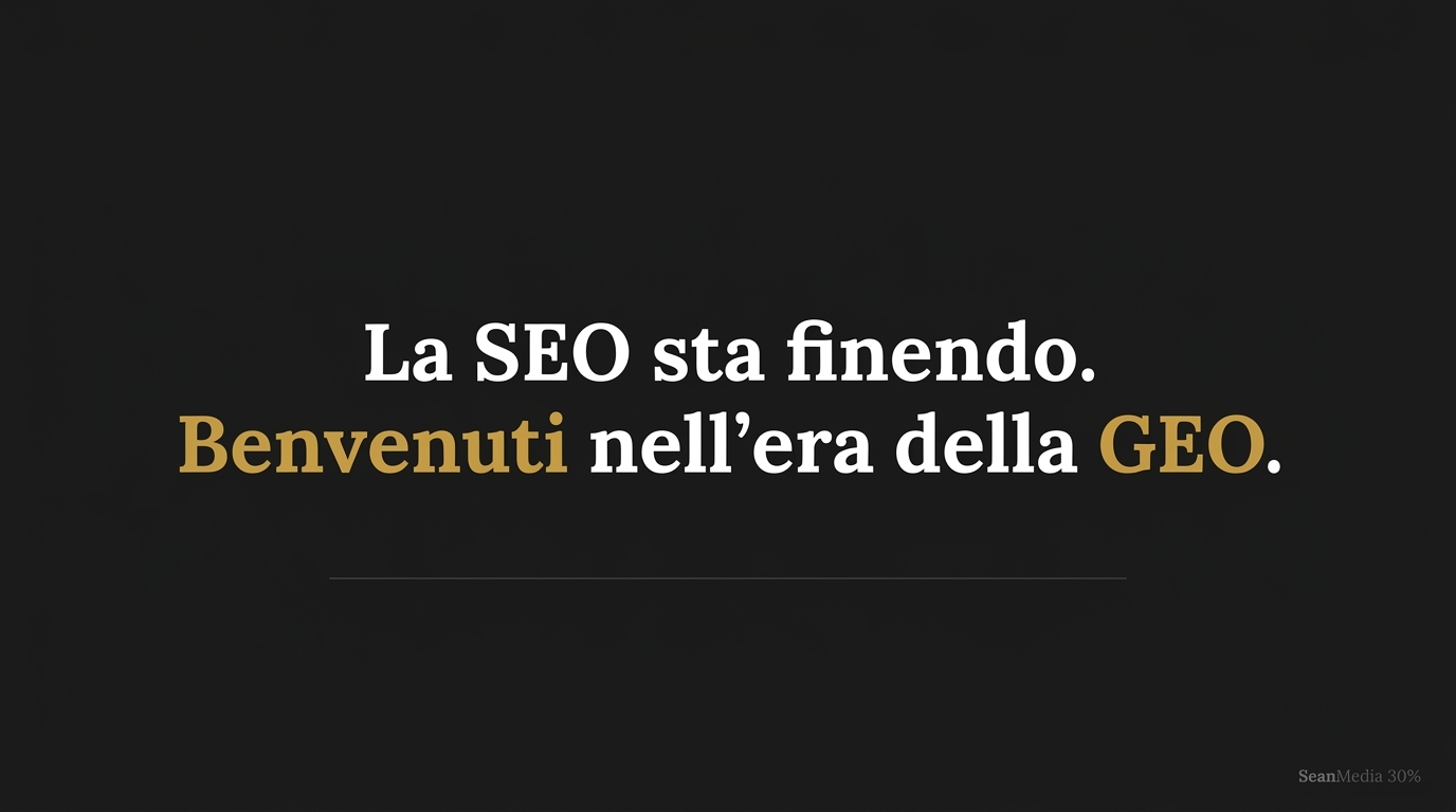 Anteprima articolo ottimizzazione GEO in Italia